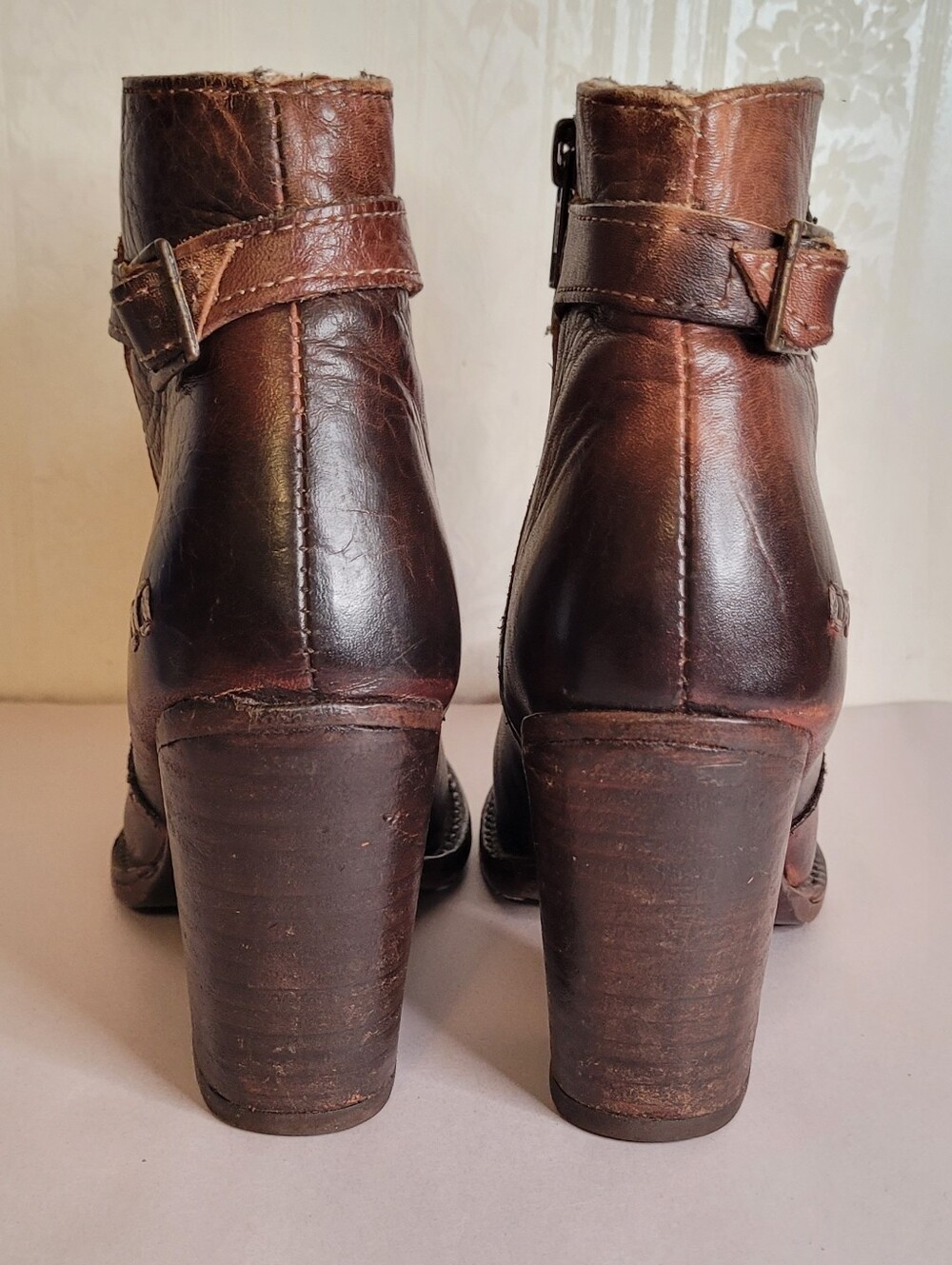 BED STU Isla Brown Heeled Booties - Picture 7 of 13